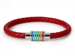 HY Wholesale Leather Bracelets Jewelry Popular Leather Bracelets-HY0155B0835