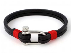 HY Wholesale Leather Bracelets Jewelry Popular Leather Bracelets-HY0155B1005