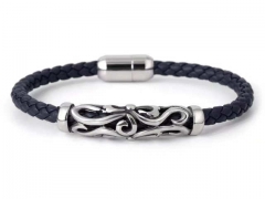 HY Wholesale Leather Bracelets Jewelry Popular Leather Bracelets-HY0155B1025