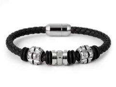 HY Wholesale Leather Bracelets Jewelry Popular Leather Bracelets-HY0155B0985