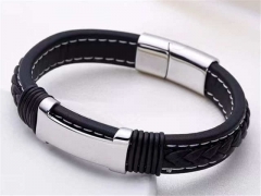 HY Wholesale Leather Bracelets Jewelry Popular Leather Bracelets-HY0155B0850