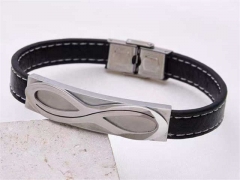 HY Wholesale Leather Bracelets Jewelry Popular Leather Bracelets-HY0155B0924