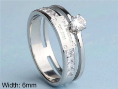 HY Wholesale Rings Jewelry 316L Stainless Steel Rings-HY0146R0835