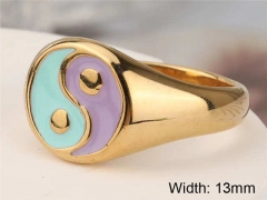HY Wholesale Rings Jewelry 316L Stainless Steel Rings-HY0146R0102