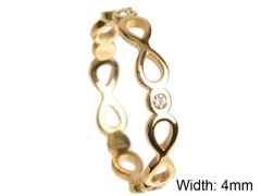 HY Wholesale Rings Jewelry 316L Stainless Steel Rings-HY0146R0814