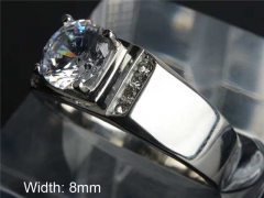 HY Wholesale Rings Jewelry 316L Stainless Steel Rings-HY0146R0242