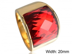 HY Wholesale Rings Jewelry 316L Stainless Steel Rings-HY0146R0707