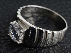 HY Wholesale Rings Jewelry 316L Stainless Steel Rings-HY0146R0830