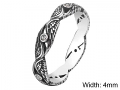 HY Wholesale Rings Jewelry 316L Stainless Steel Rings-HY0146R0704