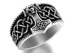 HY Wholesale Rings Jewelry 316L Stainless Steel Rings-HY0108R0087