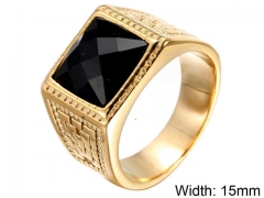 HY Wholesale Rings Jewelry 316L Stainless Steel Rings-HY0146R0174