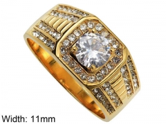 HY Wholesale Rings Jewelry 316L Stainless Steel Rings-HY0146R0824