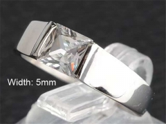 HY Wholesale Rings Jewelry 316L Stainless Steel Rings-HY0146R0408