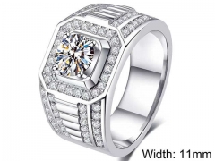 HY Wholesale Rings Jewelry 316L Stainless Steel Rings-HY0146R0825