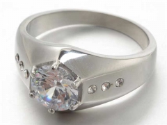 HY Wholesale Rings Jewelry 316L Stainless Steel Rings-HY0146R0863