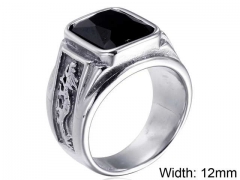 HY Wholesale Rings Jewelry 316L Stainless Steel Rings-HY0146R0200