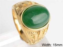 HY Wholesale Rings Jewelry 316L Stainless Steel Rings-HY0146R0406