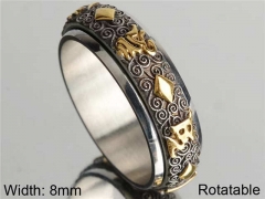 HY Wholesale Rings Jewelry 316L Stainless Steel Rings-HY0146R0517