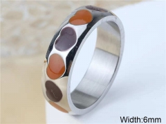 HY Wholesale Rings Jewelry 316L Stainless Steel Rings-HY0146R0023