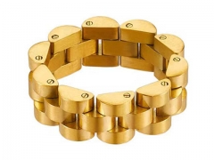 HY Wholesale Rings Jewelry 316L Stainless Steel Rings-HY0108R0007