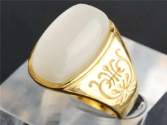 HY Wholesale Rings Jewelry 316L Stainless Steel Rings-HY0146R0608