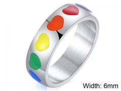 HY Wholesale Rings Jewelry 316L Stainless Steel Rings-HY0146R0030