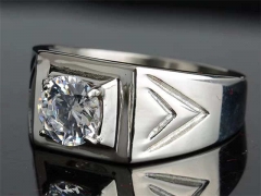 HY Wholesale Rings Jewelry 316L Stainless Steel Rings-HY0146R0304
