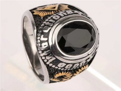 HY Wholesale Rings Jewelry 316L Stainless Steel Rings-HY0146R0417