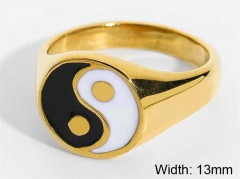 HY Wholesale Rings Jewelry 316L Stainless Steel Rings-HY0146R0104