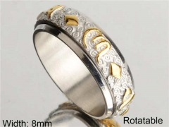 HY Wholesale Rings Jewelry 316L Stainless Steel Rings-HY0146R0518