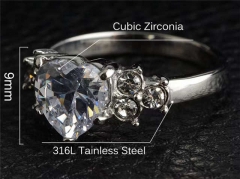 HY Wholesale Rings Jewelry 316L Stainless Steel Rings-HY0146R0777