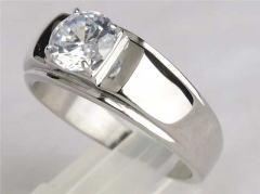 HY Wholesale Rings Jewelry 316L Stainless Steel Rings-HY0146R0307