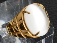 HY Wholesale Rings Jewelry 316L Stainless Steel Rings-HY0146R0811