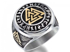 HY Wholesale Rings Jewelry 316L Stainless Steel Rings-HY0108R0079