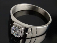 HY Wholesale Rings Jewelry 316L Stainless Steel Rings-HY0146R0310