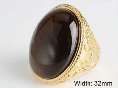 HY Wholesale Rings Jewelry 316L Stainless Steel Rings-HY0146R0425