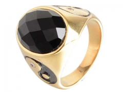 HY Wholesale Rings Jewelry 316L Stainless Steel Rings-HY0146R0083