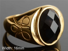 HY Wholesale Rings Jewelry 316L Stainless Steel Rings-HY0146R0258