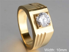 HY Wholesale Rings Jewelry 316L Stainless Steel Rings-HY0146R0545