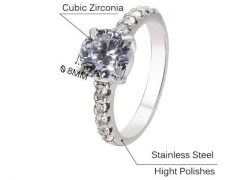 HY Wholesale Rings Jewelry 316L Stainless Steel Rings-HY0146R0760