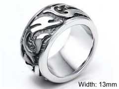 HY Wholesale Rings Jewelry 316L Stainless Steel Rings-HY0146R0008