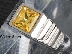 HY Wholesale Rings Jewelry 316L Stainless Steel Rings-HY0146R0396