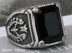 HY Wholesale Rings Jewelry 316L Stainless Steel Rings-HY0146R0724