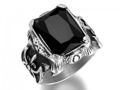 HY Wholesale Rings Jewelry 316L Stainless Steel Rings-HY0108R0004