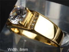 HY Wholesale Rings Jewelry 316L Stainless Steel Rings-HY0146R0243