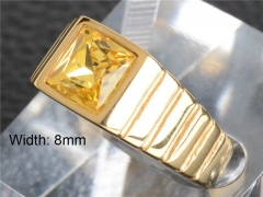HY Wholesale Rings Jewelry 316L Stainless Steel Rings-HY0146R0400