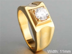 HY Wholesale Rings Jewelry 316L Stainless Steel Rings-HY0146R0561