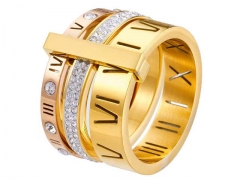 HY Wholesale Rings Jewelry 316L Stainless Steel Rings-HY0108R0077