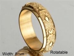 HY Wholesale Rings Jewelry 316L Stainless Steel Rings-HY0146R0515