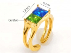 HY Wholesale Open Rings Jewelry 316L Stainless Steel Popular Rings-HY0148R0091